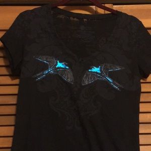 Sparrow burnout T-shirt